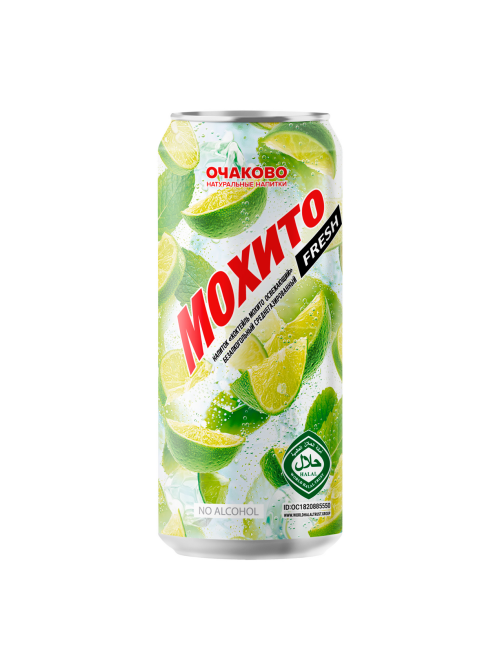 Напиток Мохито Fresh газированный, 450мл x 24 шт