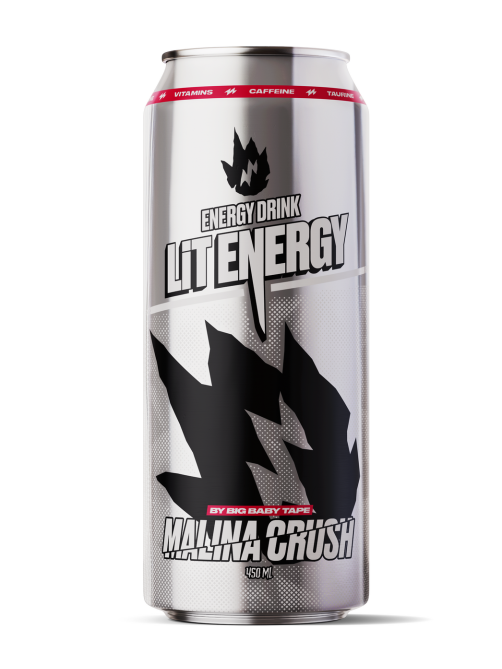 Напиток энергетический Lit Energy малина, 450мл x 12 шт