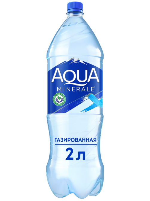 Вода Aqua Minerale питьевая газированная, 2л