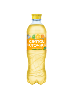 Вода сокосодержащая Святой Источник со вкусом цитрусов и витаминами газированная, 500мл