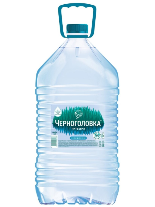 Вода Черноголовка природная питьевая негазированная, 5л