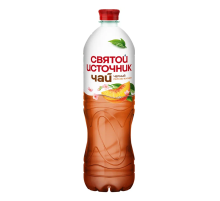 Холодный чай Святой Источник черный персик-жасмин, 1л