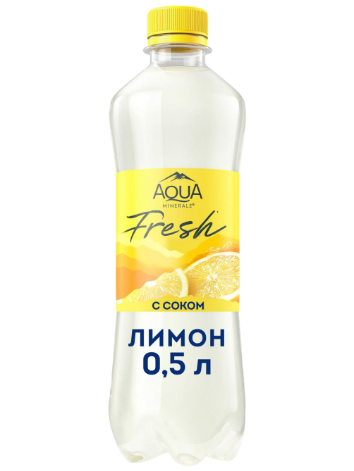 Вода Aqua Minerale Fresh с соком лимона негазированная, 500мл