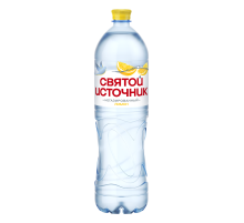 Вода Святой Источник питьевая негазированная лимон, 1.5л