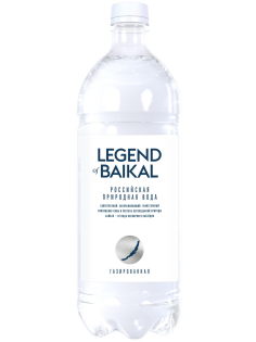Вода Legend of Baikal питьевая газированная, 1л