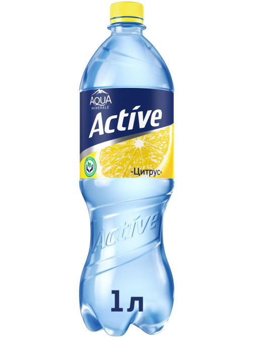 Вода Aqua Minerale Active цитрус негазированная, 1л