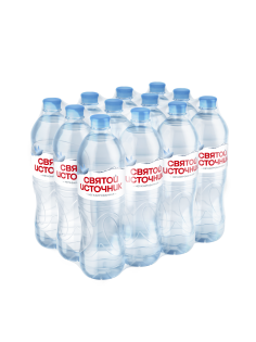 Вода Святой Источник негазированная, 1л x 12шт