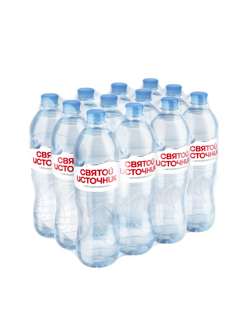 Вода Святой Источник негазированная, 1л x 12шт