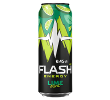 Энергетический напиток Flash Up Energy Lime Mint, 450мл