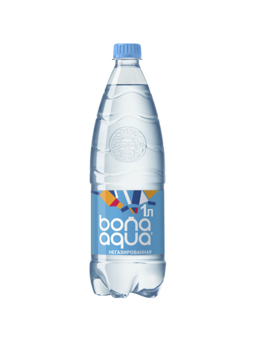 Вода BonaAqua питьевая негазированная, 1л x 12 шт