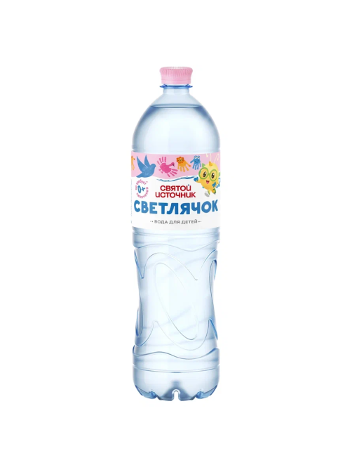 Вода детская Святой Источник Светлячок питьевая негазированная 0+, 1.5л х 6 шт