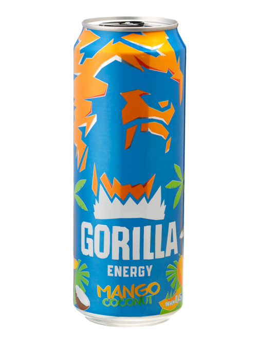 Энергетический напиток Gorilla Mango-Coconut, 450мл