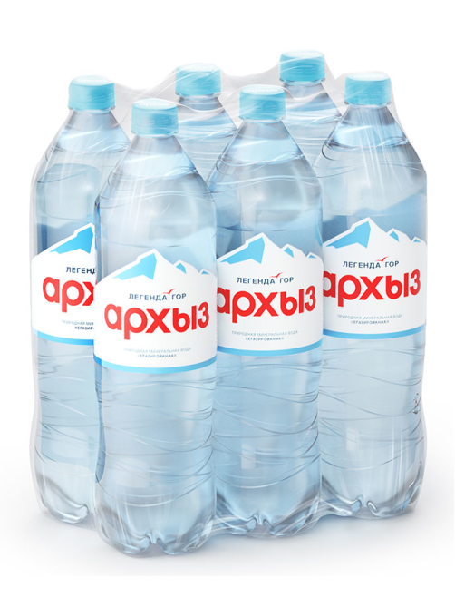 Вода Легенда гор Архыз питьевая негазированная, 1.5л x 6 шт