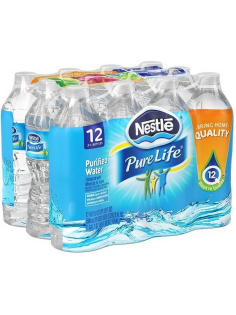 Вода Nestle Pure Life артезианская питьевая негазированная, 500мл x 12 шт