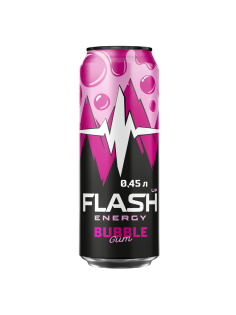 Энергетический напиток Flash Up Energy Bubble Gum, 450мл