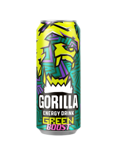 Напиток энергетический Gorilla Green Boost, 450мл