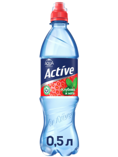 Вода Aqua Minerale Fresh Active с клубникой и мятой негазированная, 500мл
