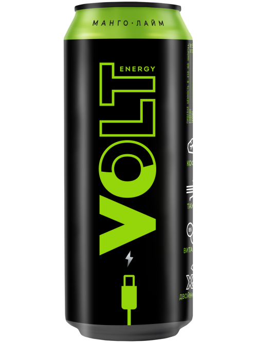 Энергетический напиток Volt Energy Манго-лимон, 450мл