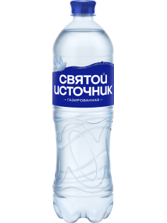 Вода Святой Источник питьевая газированная, 1л