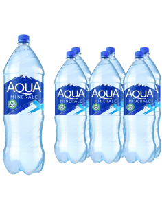 Вода Aqua Minerale питьевая газированная, 2л x 6 шт