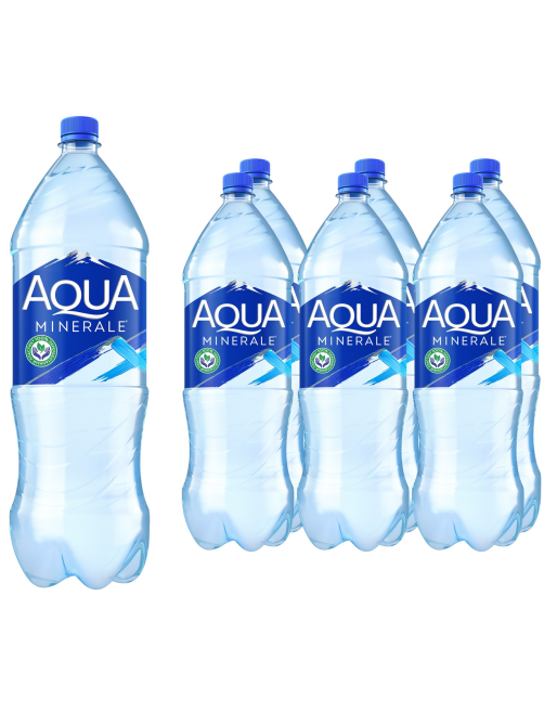 Вода Aqua Minerale питьевая газированная, 2л x 6 шт