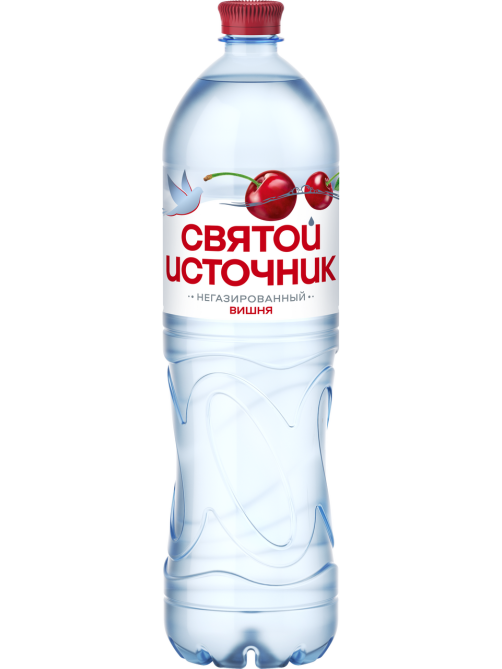 Вода Святой Источник с вишней негазированная, 1.5л