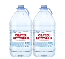 Вода Святой Источник питьевая негазированная, 5л x 2 шт