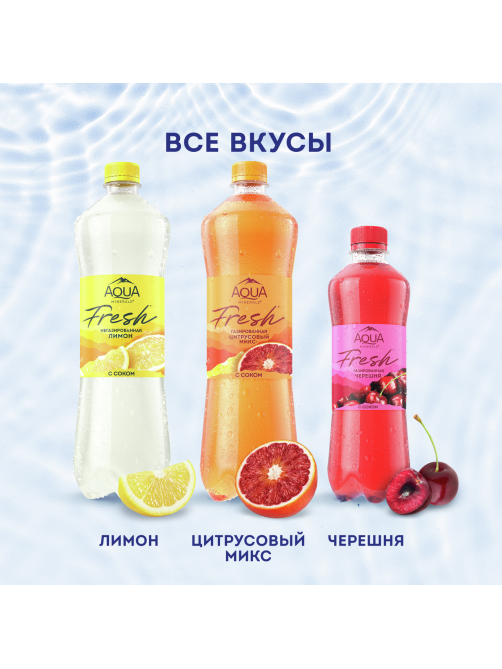 Вода Aqua Minerale Лимон без газа, 1л
