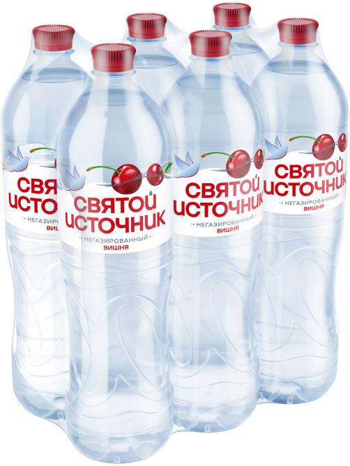 Вода Святой Источник с вишней негазированная, 1.5л