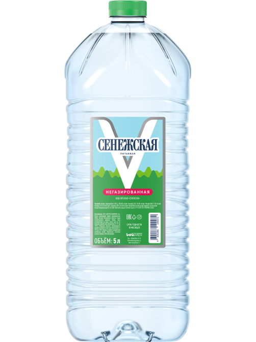 Вода Сенежская питьевая негазированная, 5л
