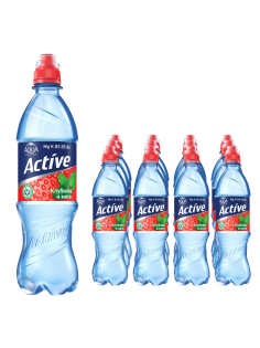Вода Aqua Minerale Fresh Active с клубникой и мятой негазированная, 500мл x 12 шт