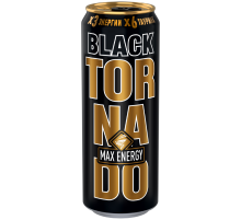 Напиток энергетический Tornado Max Energy Black, 450мл