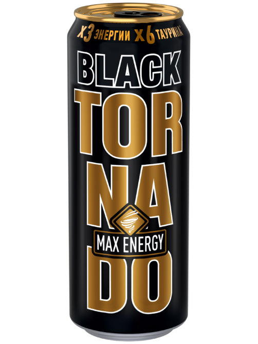Напиток энергетический Tornado Max Energy Black, 450мл