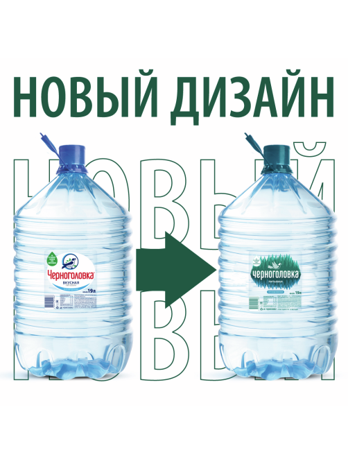 Вода Черноголовка питьевая негазированная, 19л