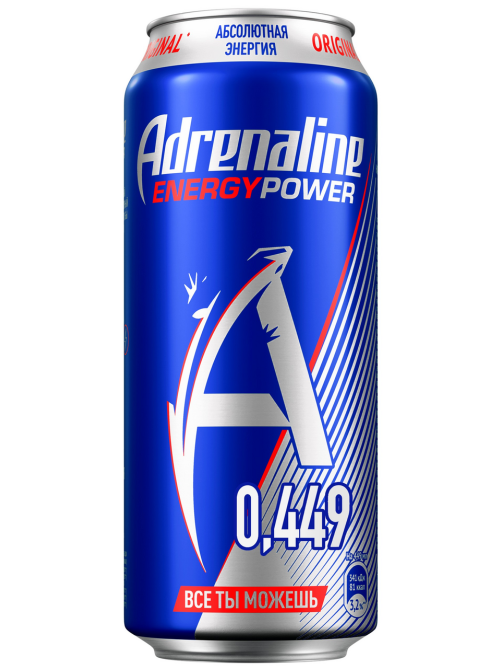Энергетический напиток Adrenaline Rush Game Fuel, 449мл
