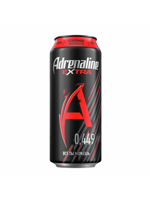 Напиток энергетический Adrenaline Rush Extra, 449мл