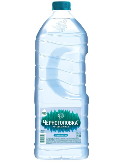 Вода Черноголовка питьевая негазированная, 2.5л