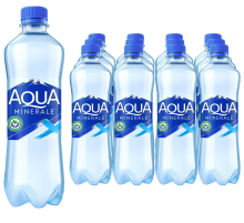 Вода Aqua Minerale питьевая газированная, 500мл x 12 шт