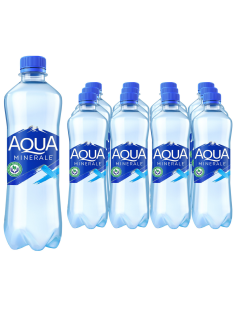 Вода Aqua Minerale питьевая газированная, 500мл x 12 шт