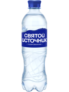 Вода Святой Источник питьевая газированная, 500мл