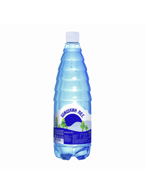 Вода Шишкин лес питьевая газированная, 1л