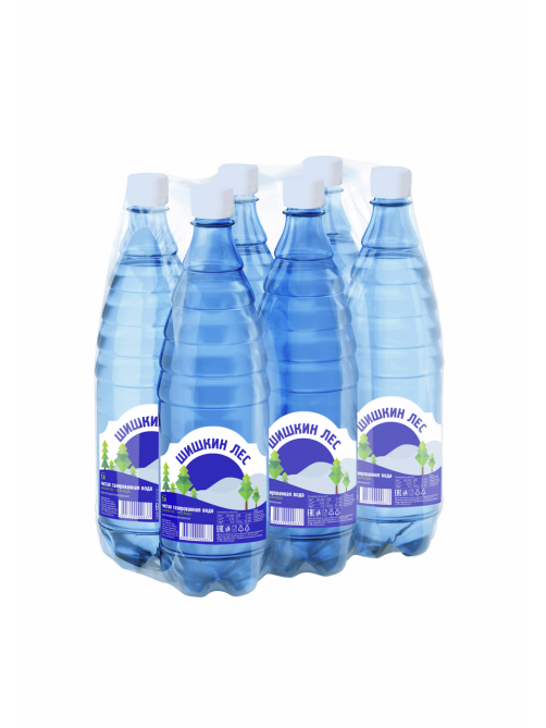 Вода Шишкин лес питьевая газированная, 1л