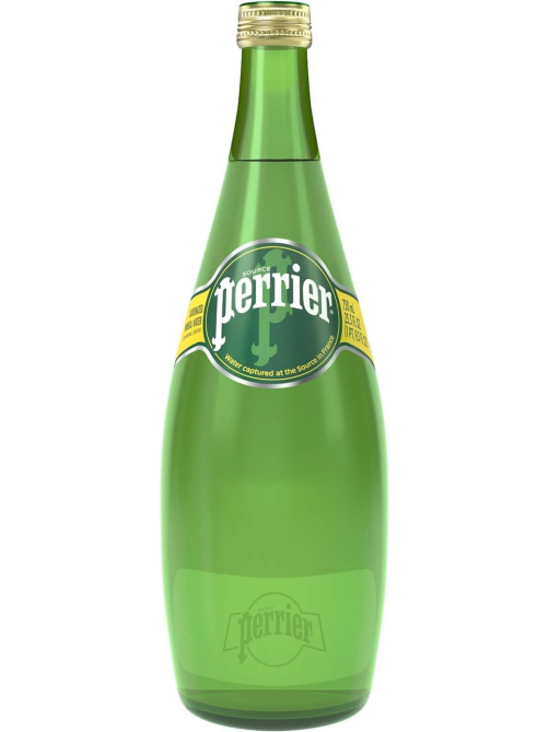 Вода Perrier минеральная газированная стекло, 750мл