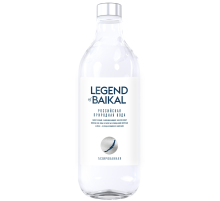 Вода Legend of Baikal питьевая газированная стекло, 500мл