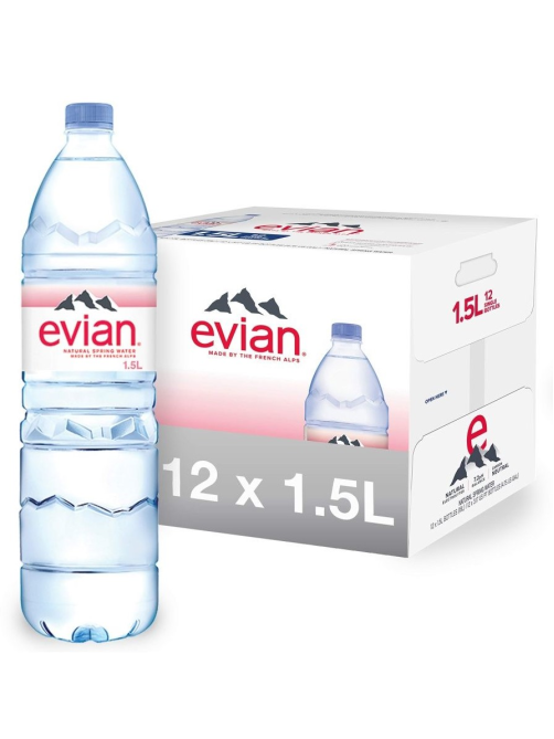 Вода Evian питьевая негазированная, 1.5л