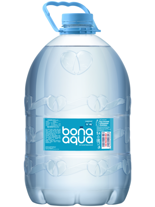 Вода BonaAqua питьевая негазированная, 5л