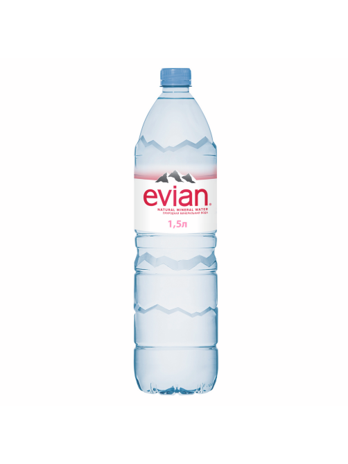 Вода Evian питьевая негазированная, 1.5л