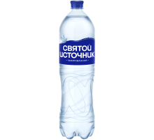 Вода Святой Источник питьевая газированная, 1.5л