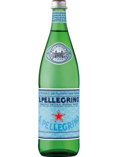Вода Sanpellegrino минеральная газированная стекло, 750мл