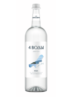Вода Абрау Дюрсо 4 воды негазированная стекло, 750мл
